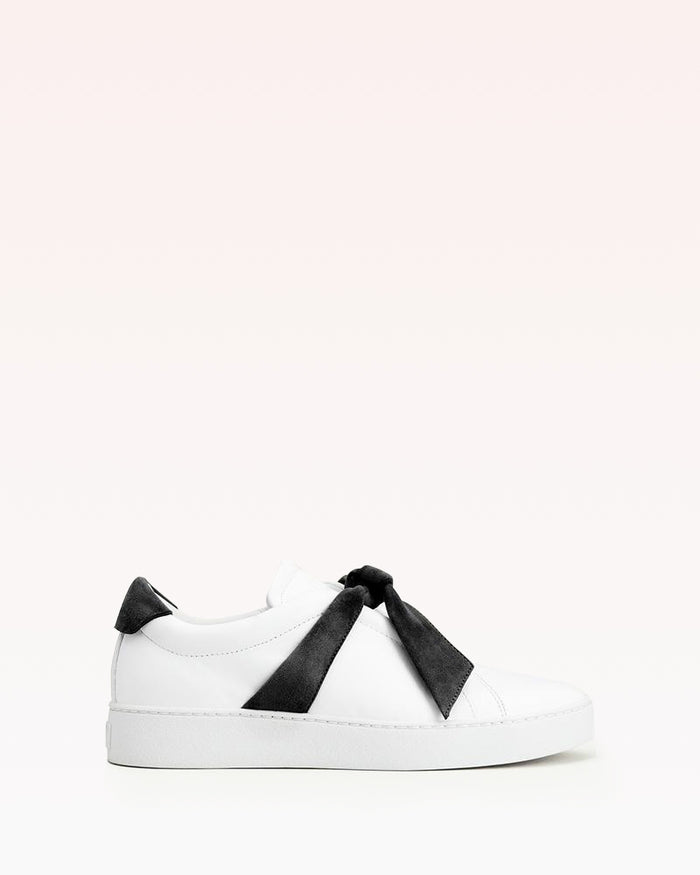 alexis Clarita Sneaker Suede Black & White Black