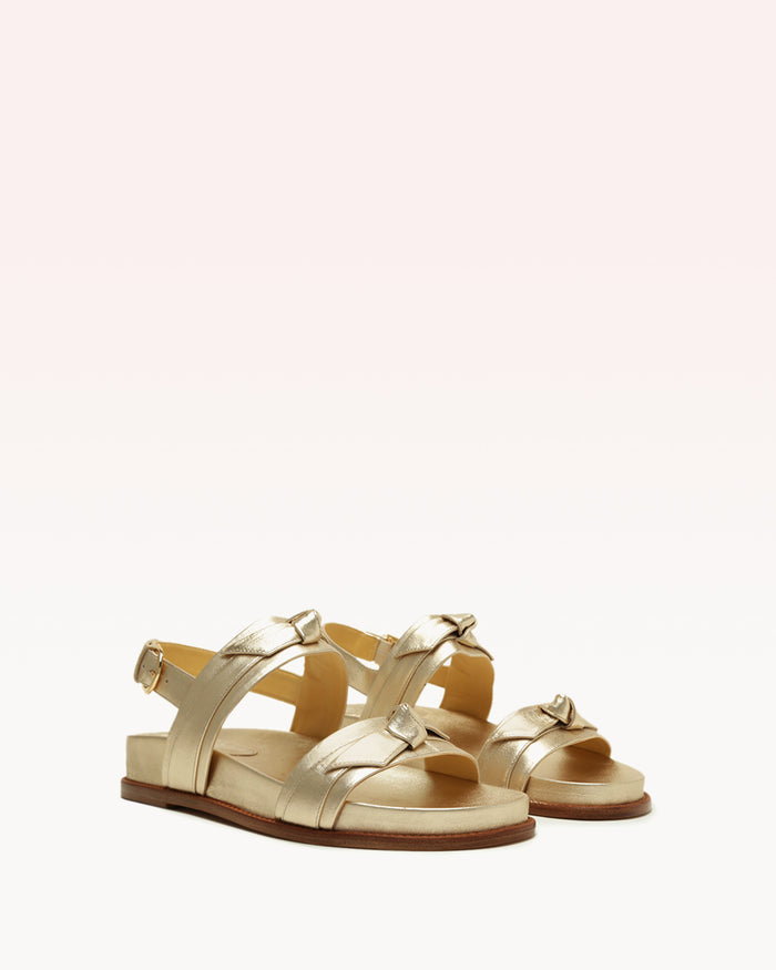 Alexis Clarita Sport Sandal Metallic Golden Gold
