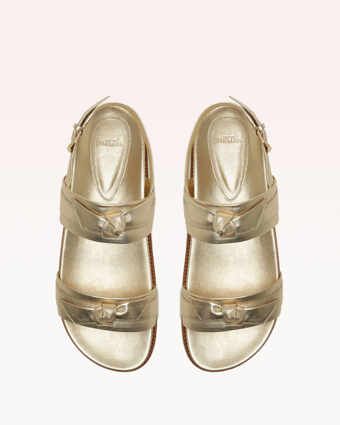 Alexis Clarita Sport Sandal Metallic Golden Gold