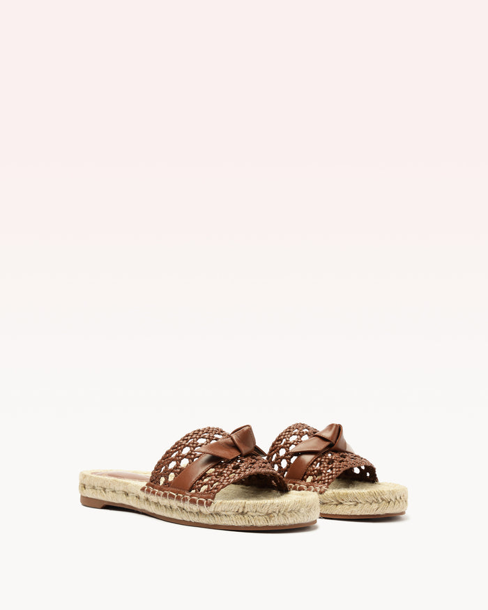 Alexis Clarita Tresse Espadrille Brown
