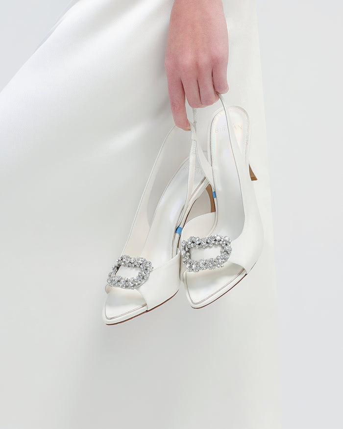 Alexis Isla Crystal Bridal 85 Off White Off White