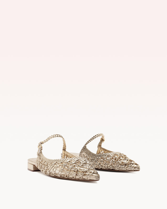 Alexis Jane Flat Golden Golden