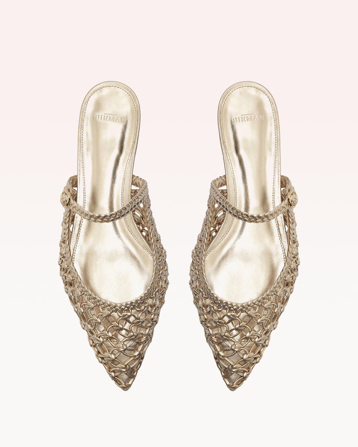 Alexis Jane Flat Golden Golden