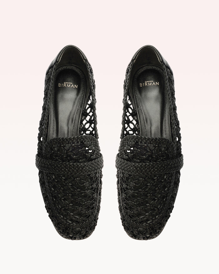Alexis Jane Tresse Loafer Black Black