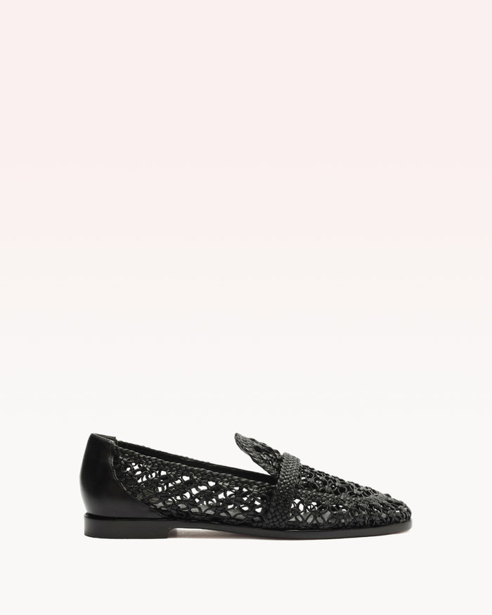 alexis Jane Tresse Loafer Black Black