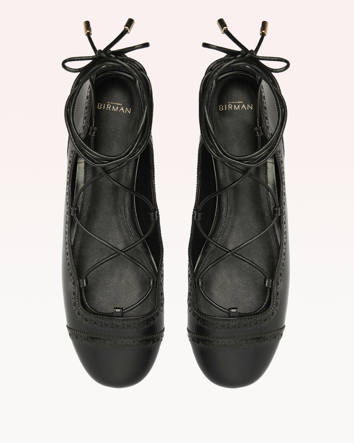 Alexis Lace Up Brogue Black Black