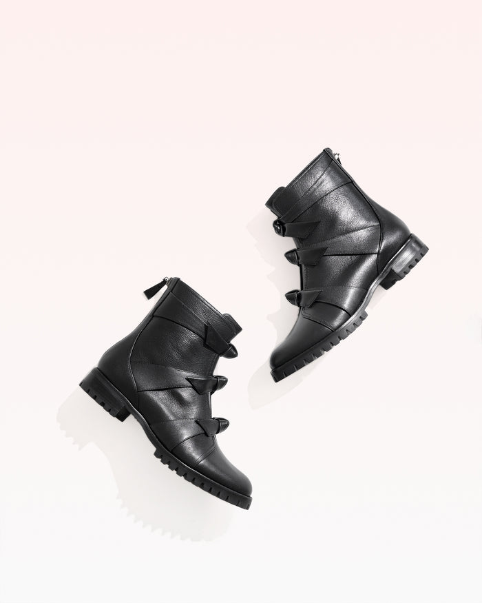 Alexis Lolita Waterproof Bootie 15 Black Black