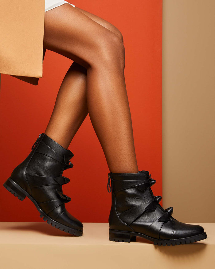 Alexis Lolita Waterproof Bootie 15 Black Black