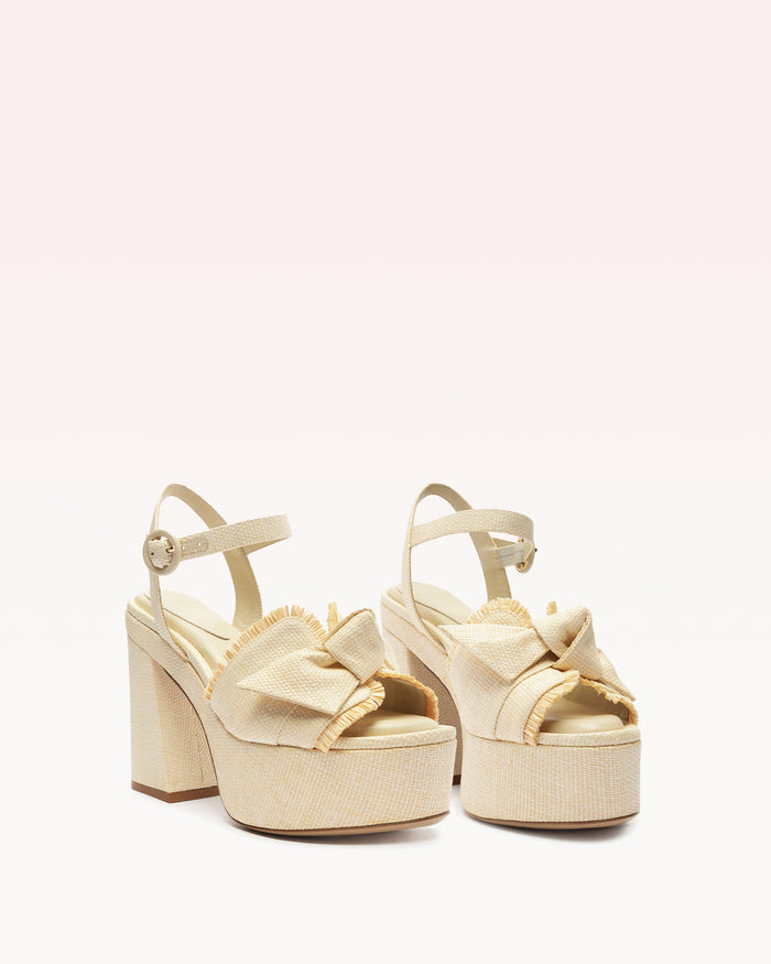 Alexis Maxi Clarita Raffia 120 Pearl Pearl