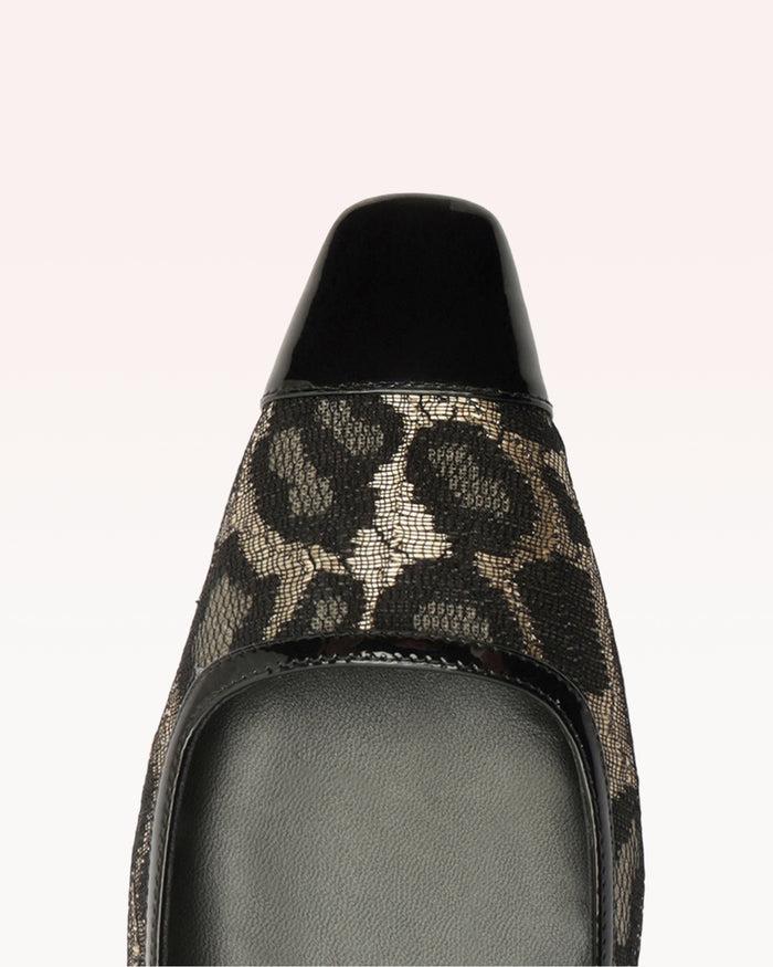Alexis Olivia Flat Slingback Animal Print Leopard