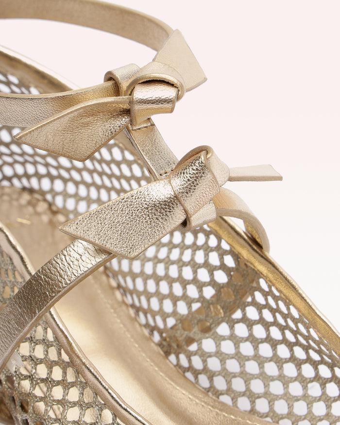 Alexis Slim Clarita Ballet Mesh Golden Golden