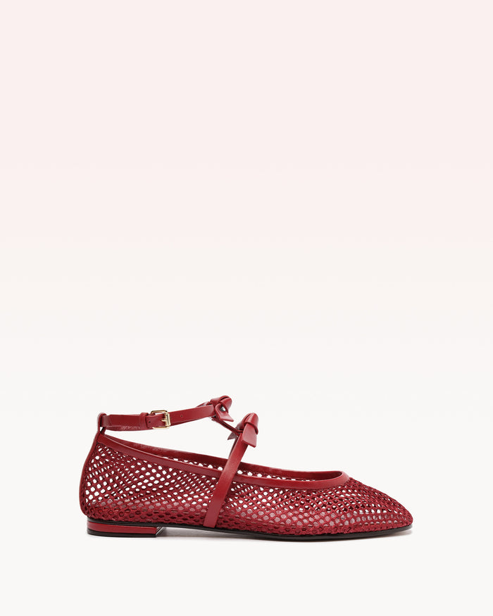 alexis Slim Clarita Ballet Mesh Red Red