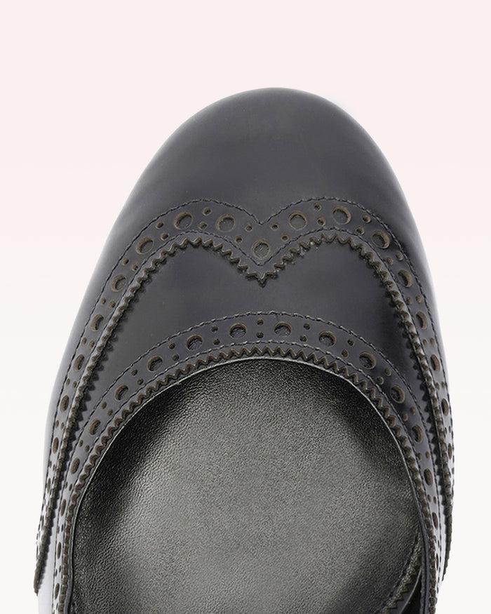 Alexis Slingback Brogue 85 Black Black