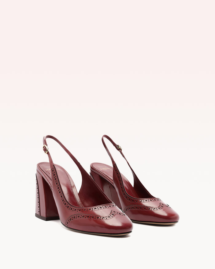 Alexis Slingback Brogue 85 Red Red