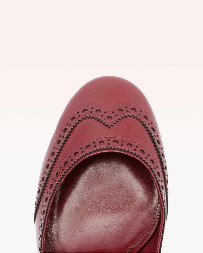Alexis Slingback Brogue 85 Red Red
