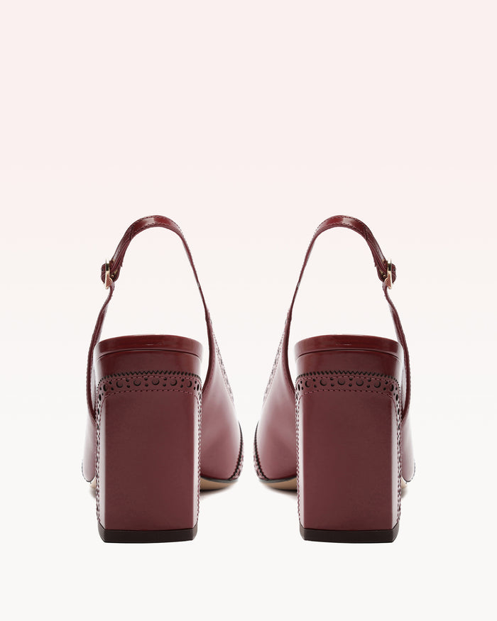 Alexis Slingback Brogue 85 Red Red