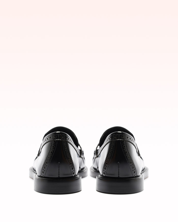 Alexis Soft Loafer Brogue Black Black