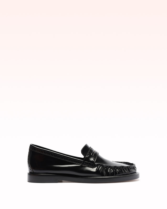 alexis Soft Loafer Brogue Black Black
