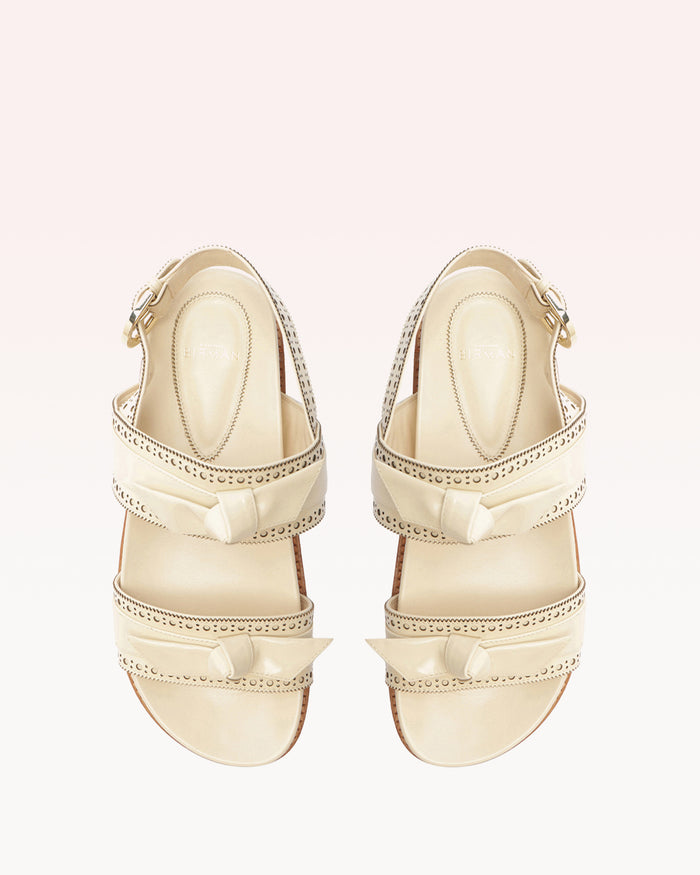 Alexis Sport Sandal Brogue Eggshell Eggshell