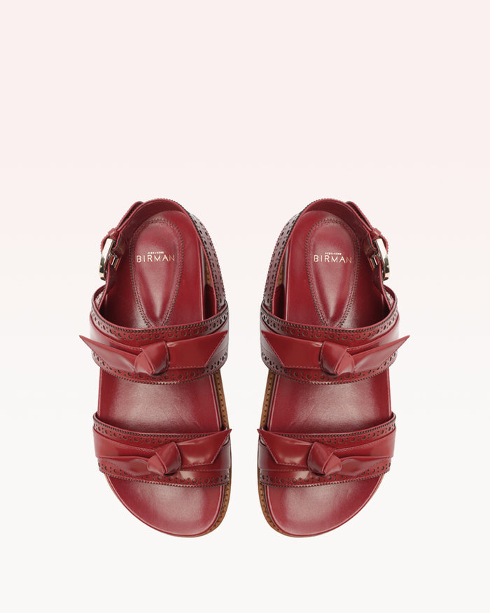 Alexis Sport Sandal Brogue Red Red