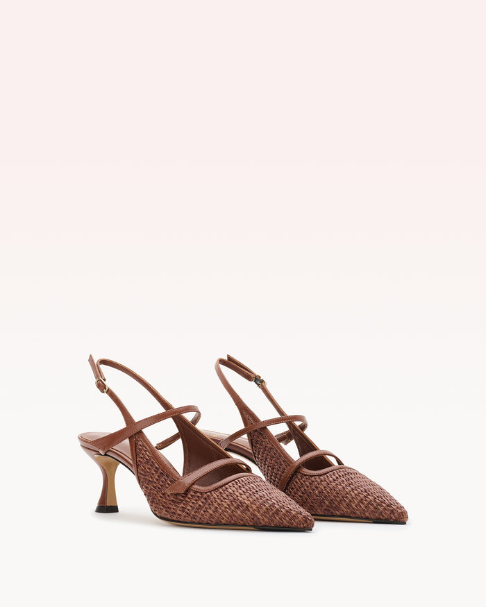 Alexis Tita 60 Raffia Chocolate Brown