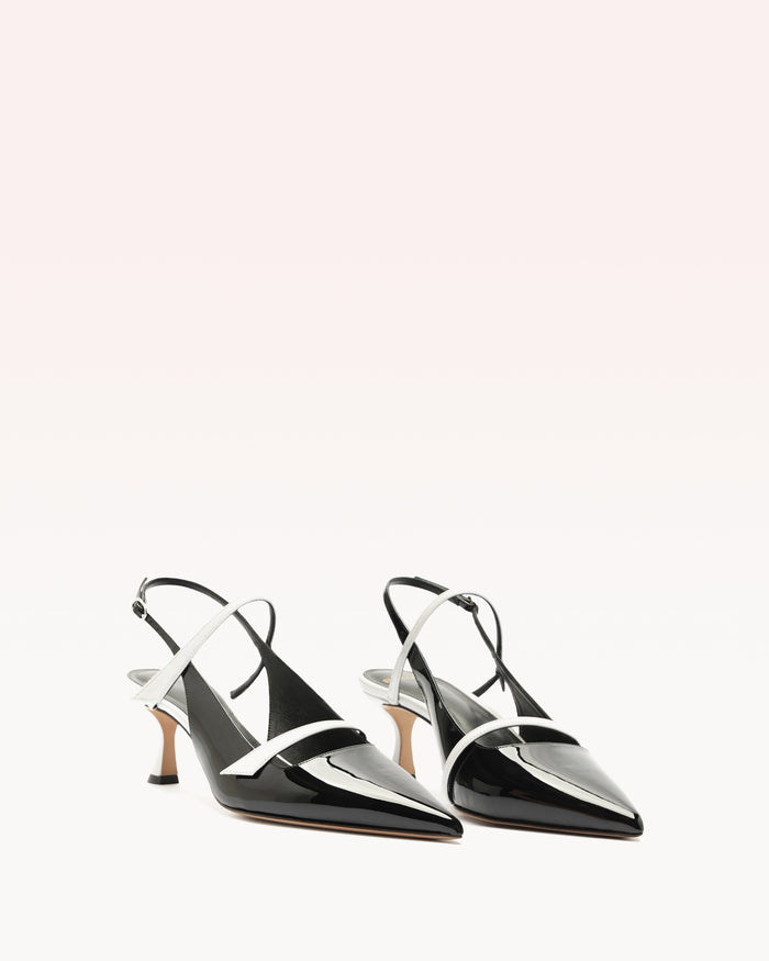 Alexis Tita 60 Slingback Black & White Black & White