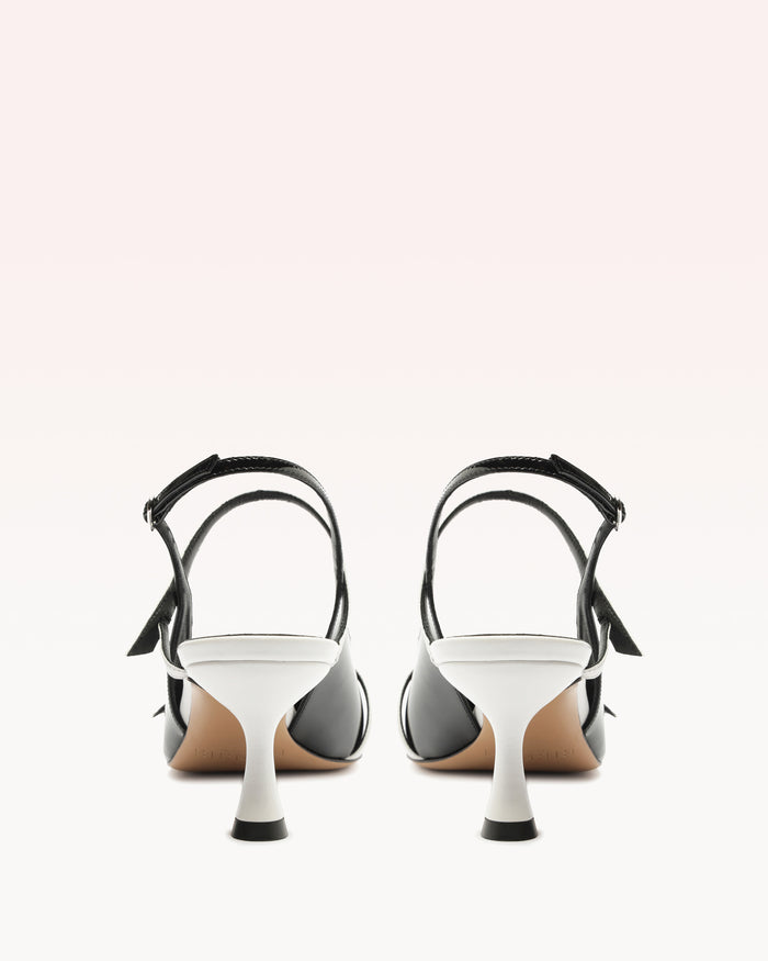 Alexis Tita 60 Slingback Black & White Black & White