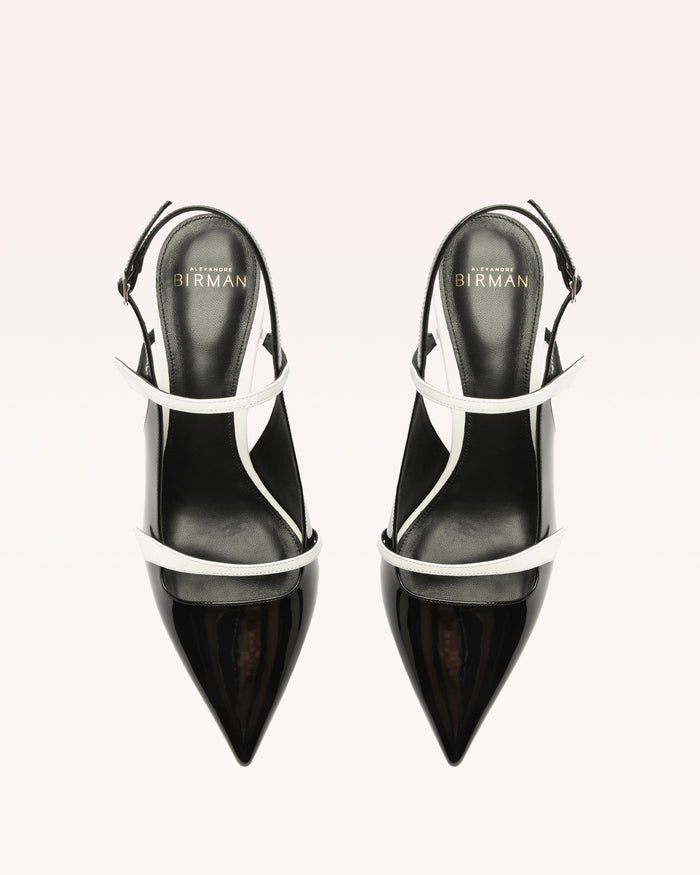 Alexis Tita 60 Slingback Black & White Black & White