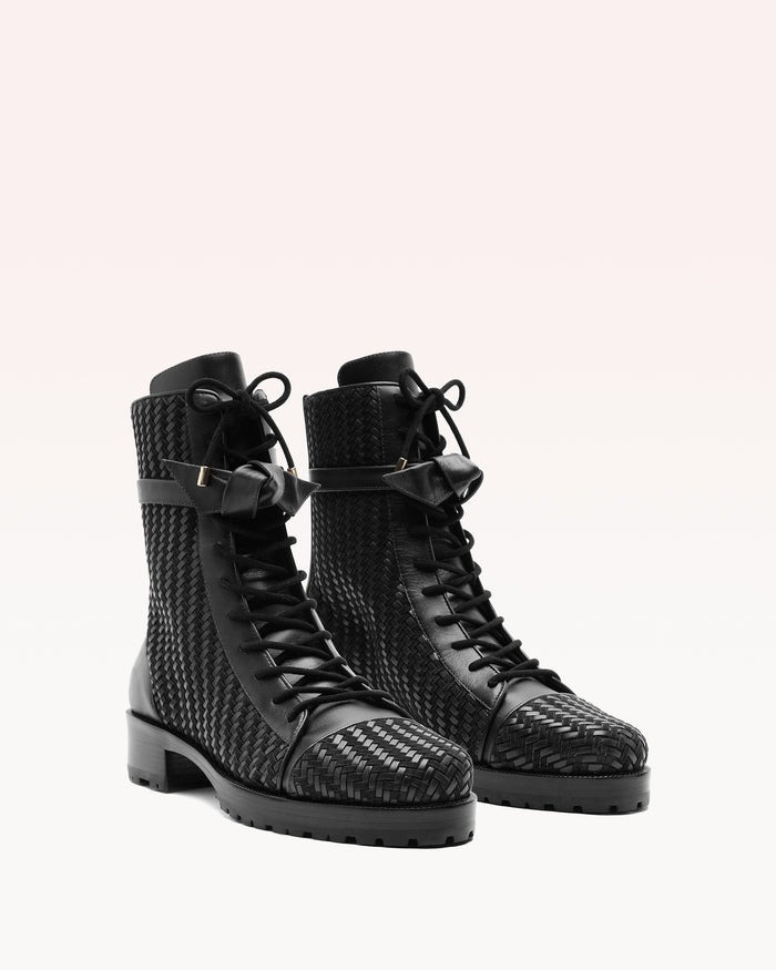 Alexis Tresse Combat Bootie Black Black