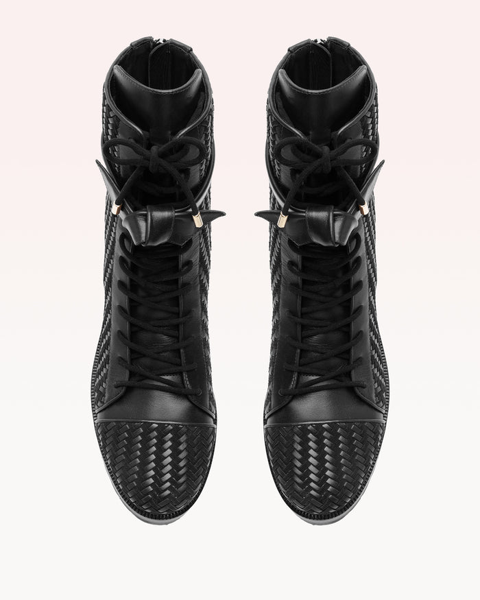 Alexis Tresse Combat Bootie Black Black