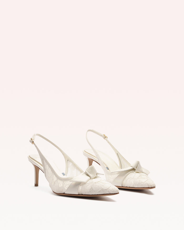 Alexis Clarita Classic Slingback 60 Off White Off White