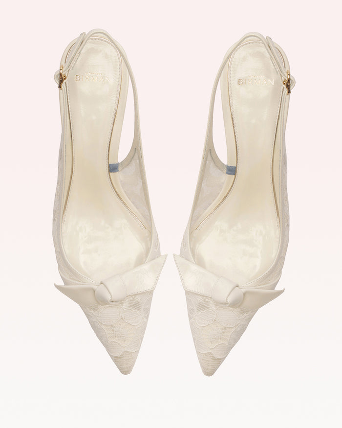 Alexis Clarita Classic Slingback 60 Off White Off White
