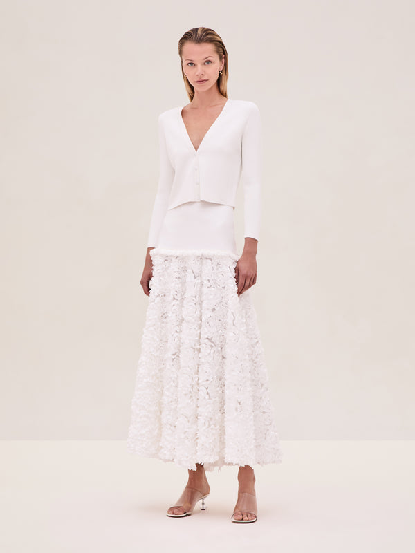 alexis Aldeo Cardigan WHITE