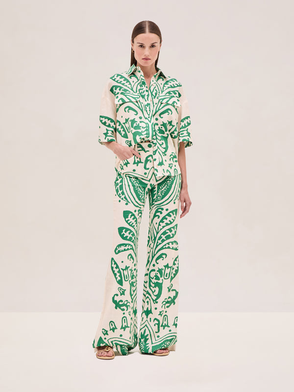 alexis Davi Pant EMERALD PALM