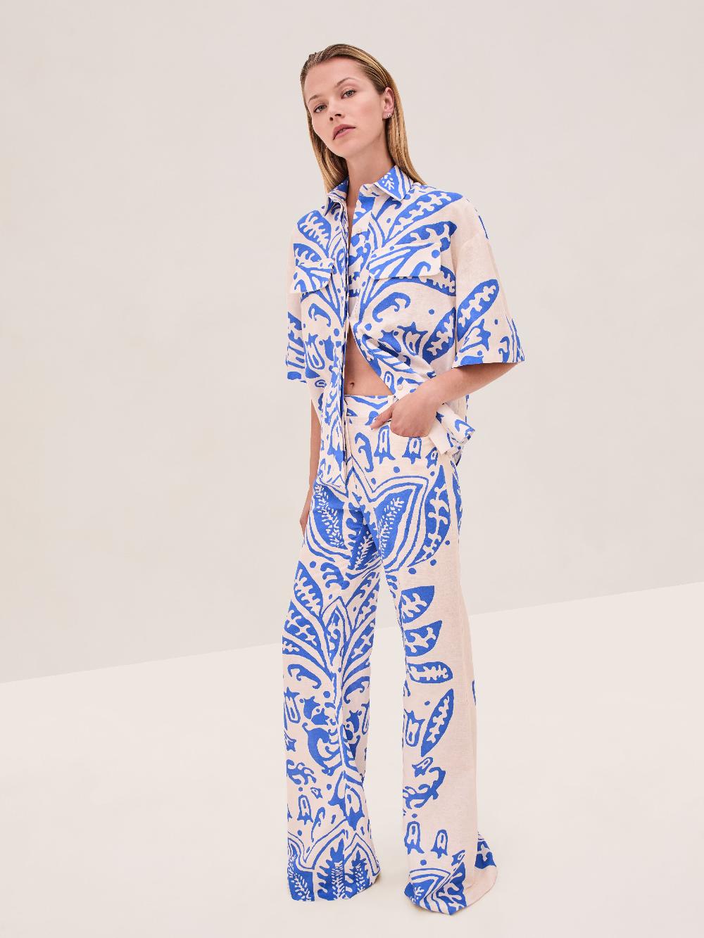 Alexis Davi Pant SAPPHIRE PALM