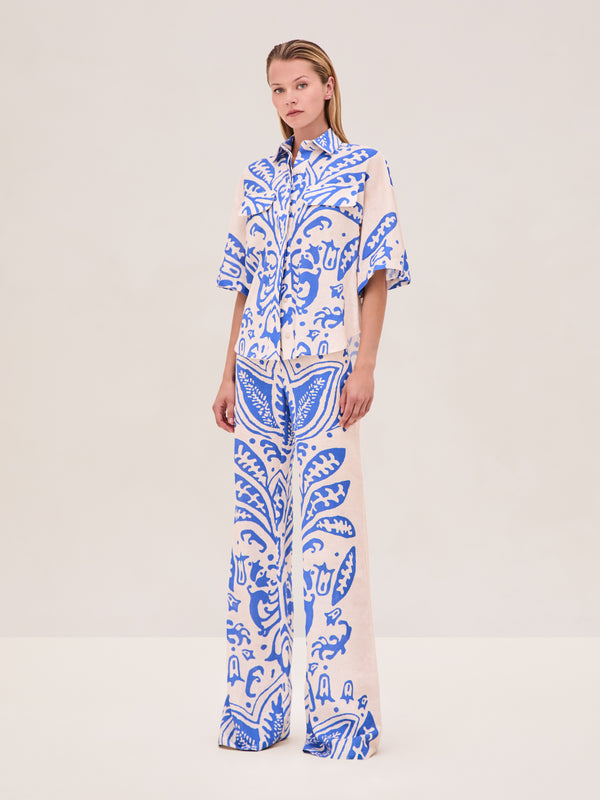 alexis Davi Pant SAPPHIRE PALM