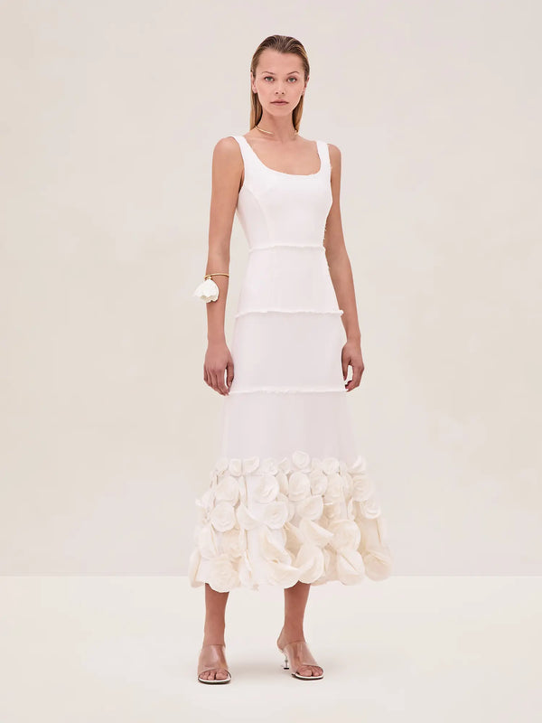 alexis Demina Dress WHITE