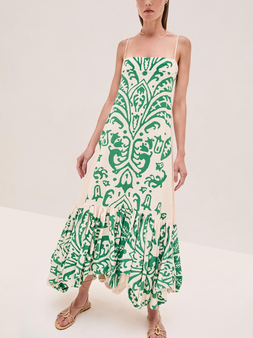 Alexis Ellisa Dress EMERALD PALM