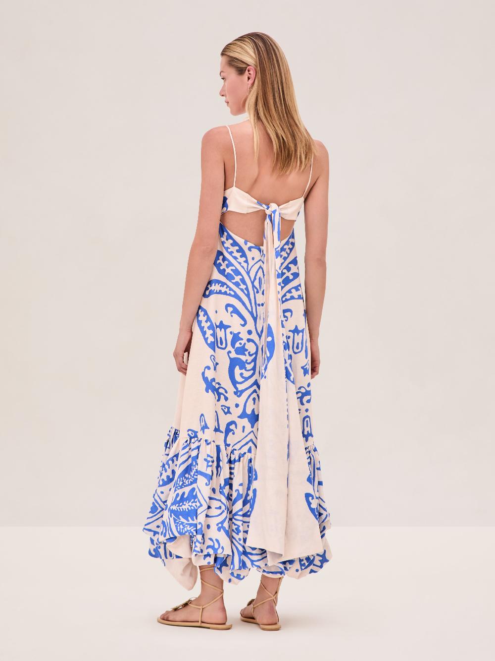 Alexis Ellisa Dress SAPPHIRE PALM