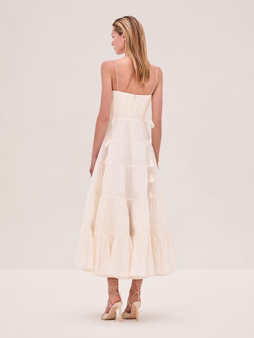 Alexis Gienna Dress ALABASTER