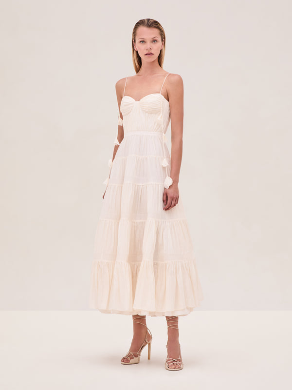 alexis Gienna Dress ALABASTER