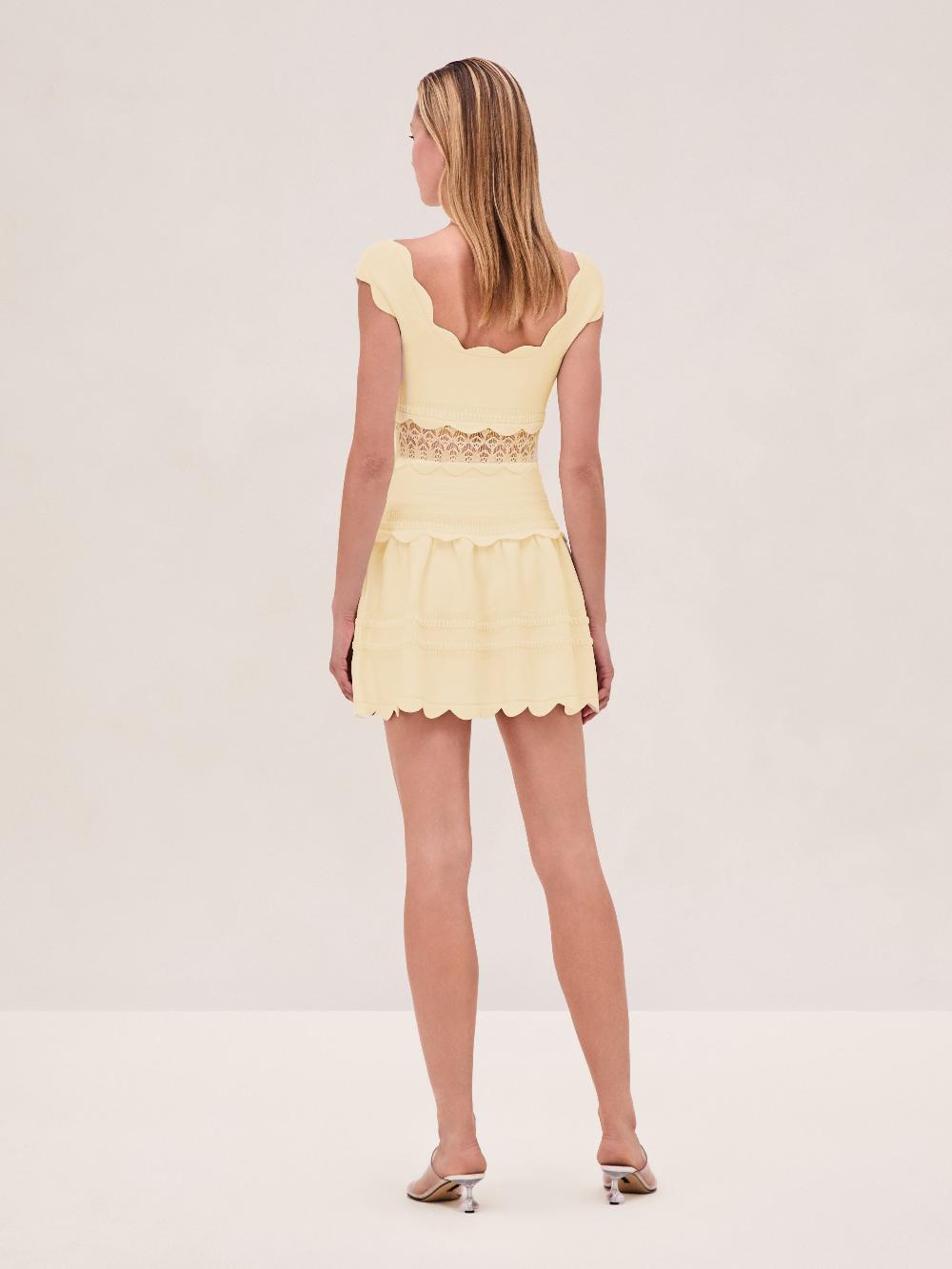 Alexis Hopper Dress BUTTERCREAM