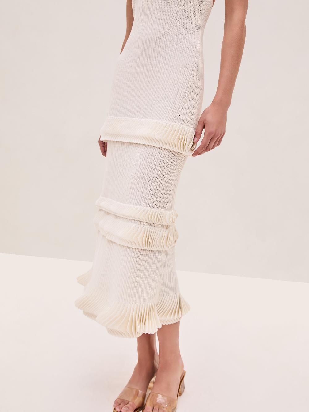 Alexis Ines Dress OFF WHITE