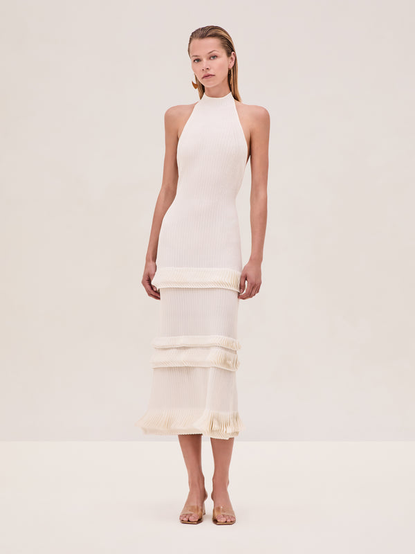 alexis Ines Dress OFF WHITE