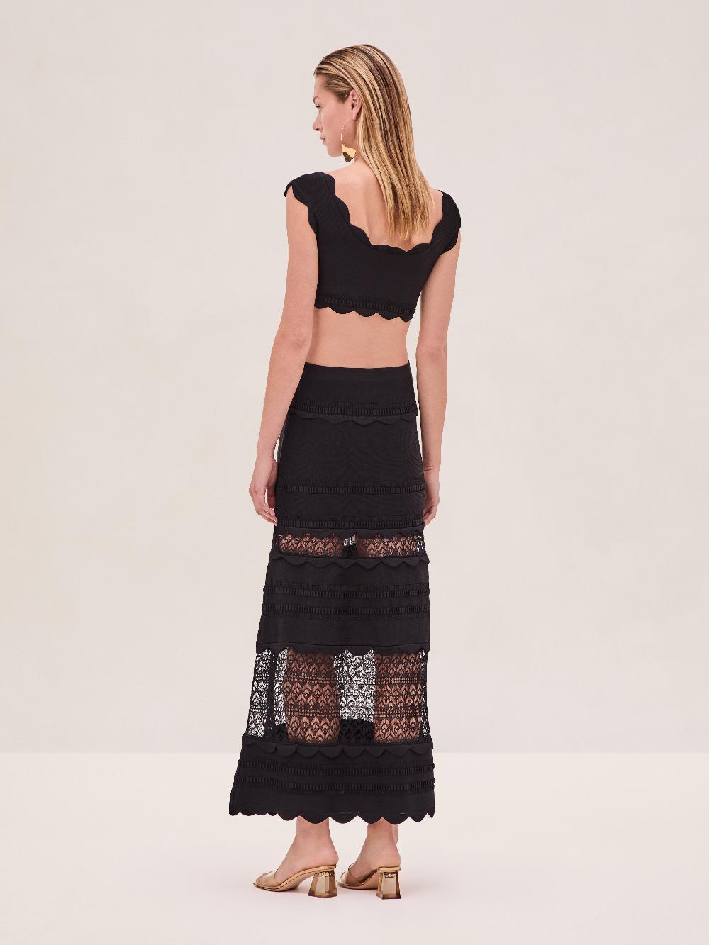 Alexis Jeannie Skirt BLACK