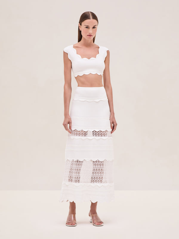 alexis Lise Top WHITE