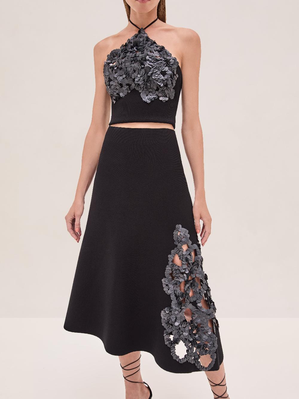 Alexis Maris Skirt BLACK SEQUIN