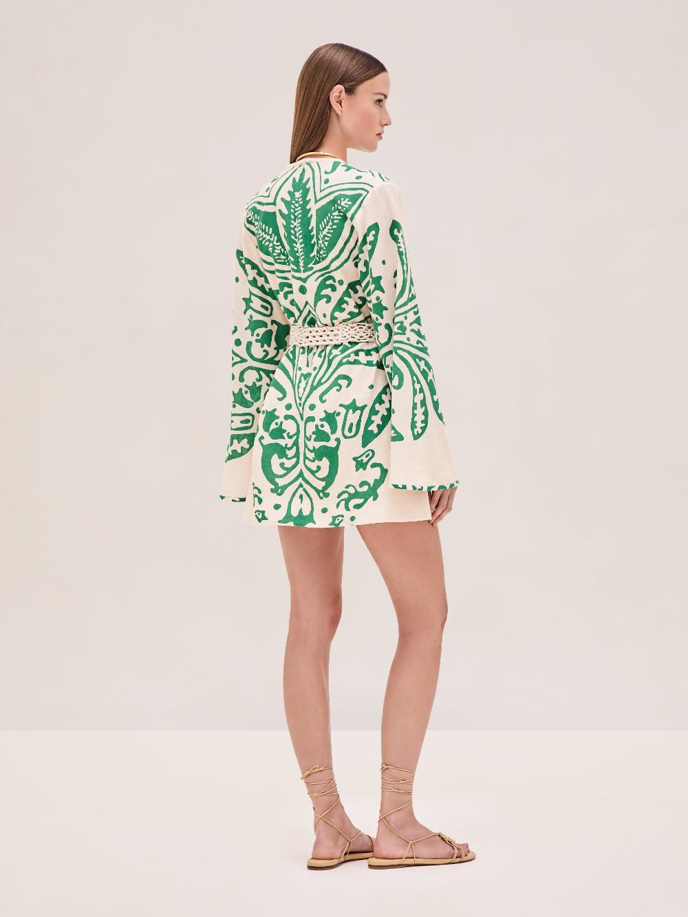 Alexis Noriko Dress EMERALD PALM