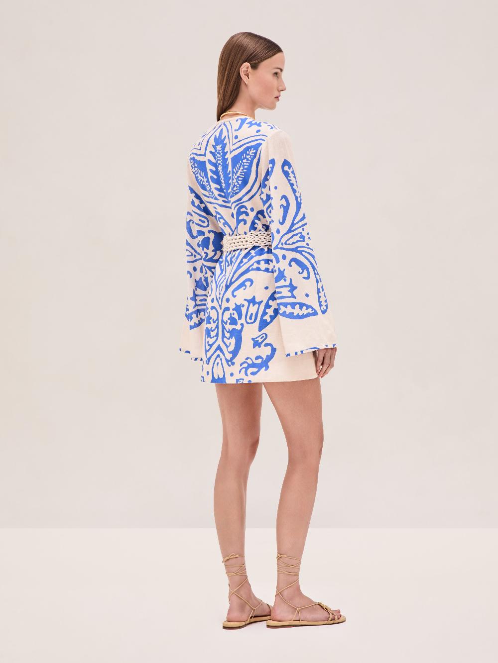 Alexis Noriko Dress SAPPHIRE PALM