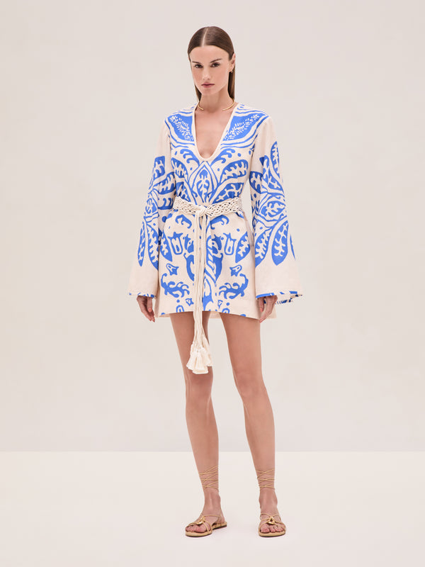 alexis Noriko Dress SAPPHIRE PALM